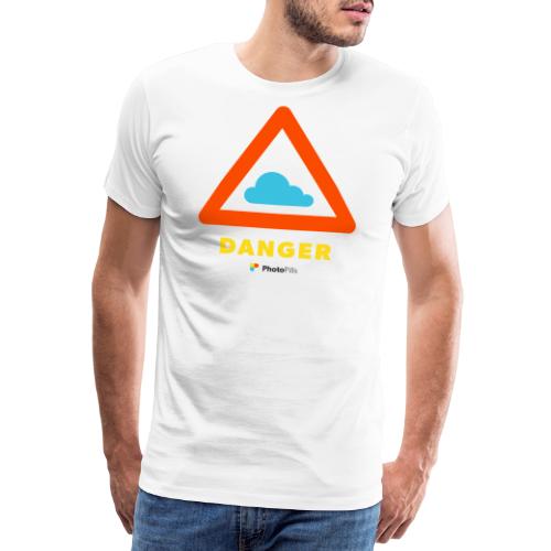 Danger Clouds - Camiseta premium hombre