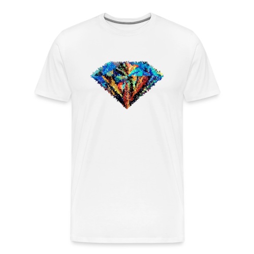 Diamant abstrait - T-shirt Premium Homme