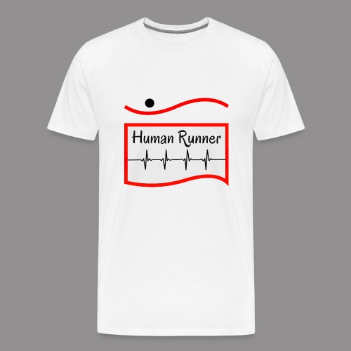 Human Runner - Mannen Premium T-shirt