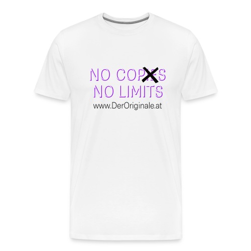 derOriginale.at Logo No Cops No Limits - Männer Premium T-Shirt