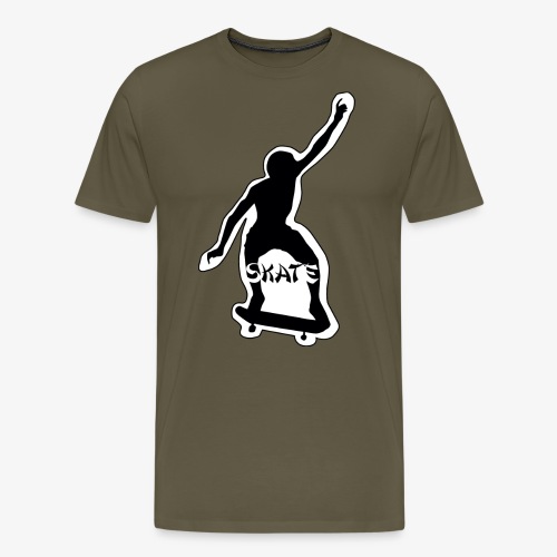 skate - Mannen Premium T-shirt