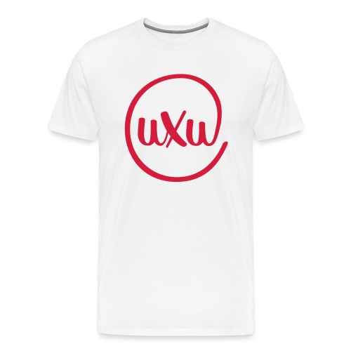 UXU logo round - Mannen Premium T-shirt