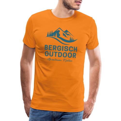 Bergisch Outdoor Originalfarbe Petrol - Männer Premium T-Shirt
