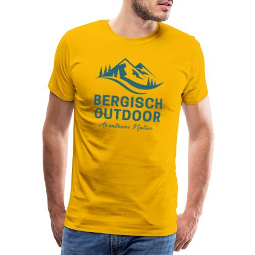 Bergisch Outdoor Originalfarbe Petrol - Männer Premium T-Shirt
