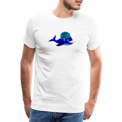 BORN TO KRILL ! (baleine, armée) - T-shirt Premium Homme