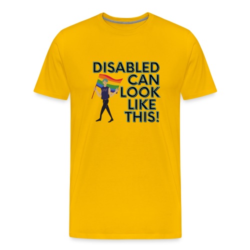 Disabled can look like this 4 - Mannen Premium T-shirt