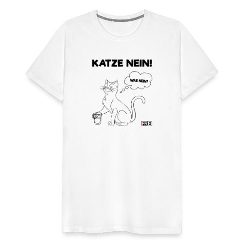 Katze NEIN! Corona Support - Männer Premium T-Shirt