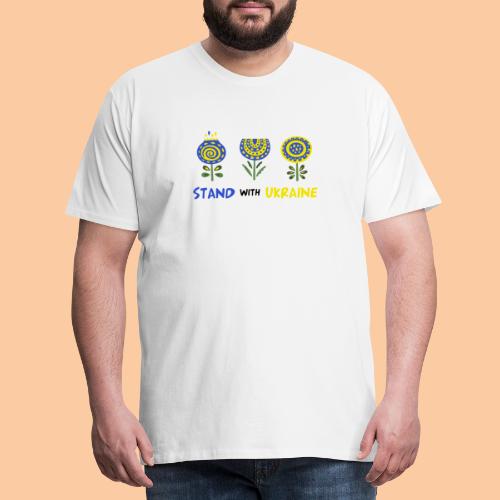 Stand with Ukraine - Men's Premium T-Shirt