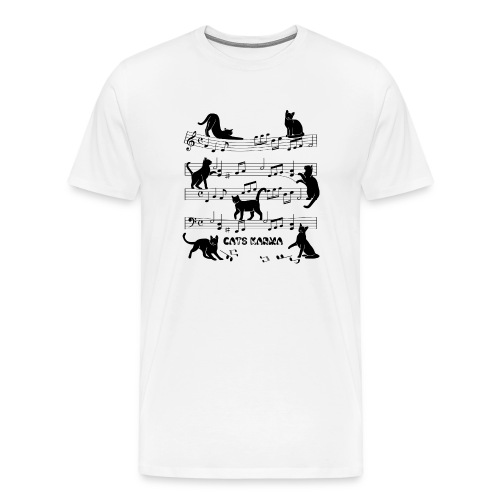 CATS KARMA - Männer Premium T-Shirt
