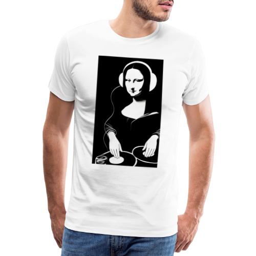SIIKALINE MONA LISA DJ - Premium-T-shirt herr