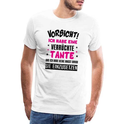 Verrückte Tante - Männer Premium T-Shirt