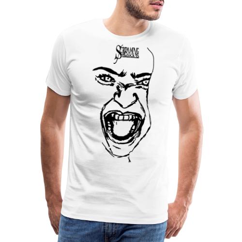 Screaming Face - Männer Premium T-Shirt