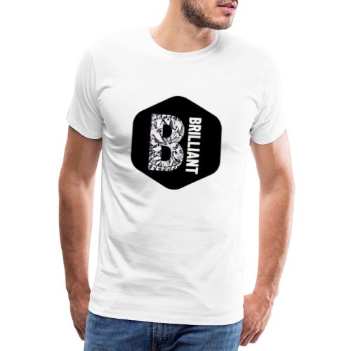 B brilliant black - Mannen Premium T-shirt