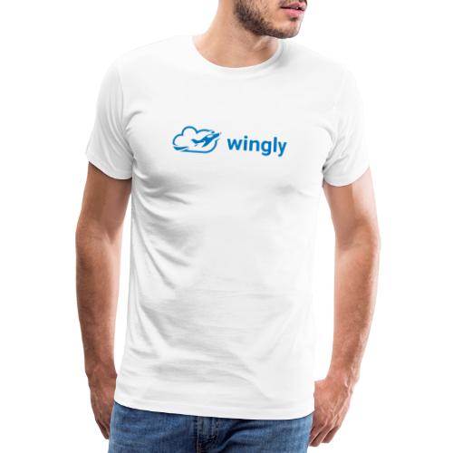 Wingly Logo - Männer Premium T-Shirt