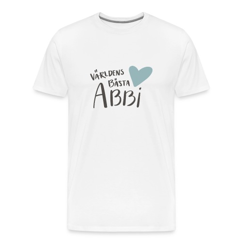 Världens bästa Abbi - Premium-T-shirt herr