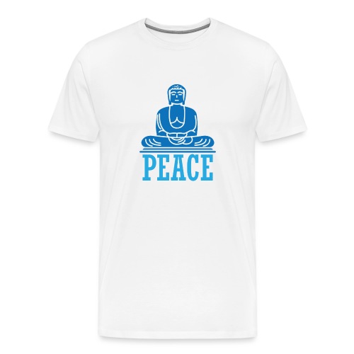 Buddha Meditating. - Men's Premium T-Shirt
