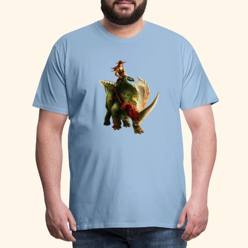 Dino Storm - Men's Premium T-Shirt