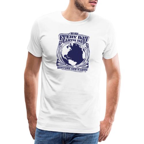 Make every day Earth Day NAVY - Koszulka męska Premium