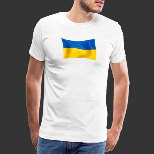 Flaga Ukrainy Flaga narodowa - Koszulka męska Premium