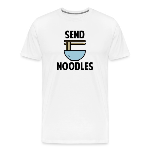 Send Noodles - Mannen Premium T-shirt