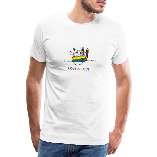 Love is Love - Liebe ist Liebe - Männer Premium T-Shirt