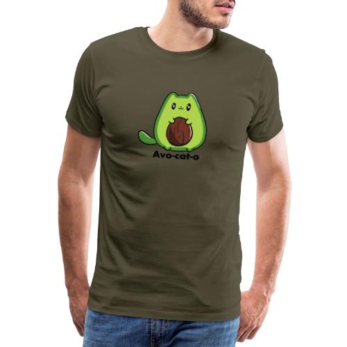 Gatto avocado - Avo - cat - o tutti i motivi - Maglietta Premium da uomo