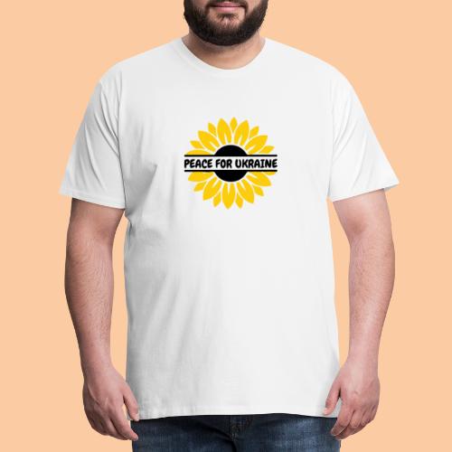 Sunflower - Peace for Ukraine - Men's Premium T-Shirt