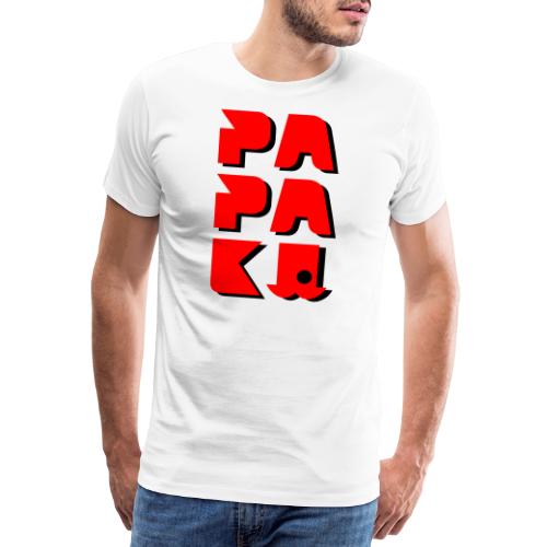 PAPPA KÅ (sort) - Premium T-skjorte for menn