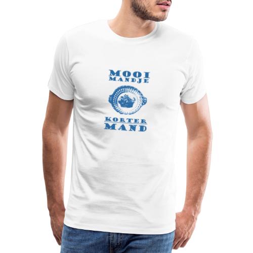 Maxims Mooi Mandje Korter Mand - Gekkies Shirt - Mannen Premium T-shirt