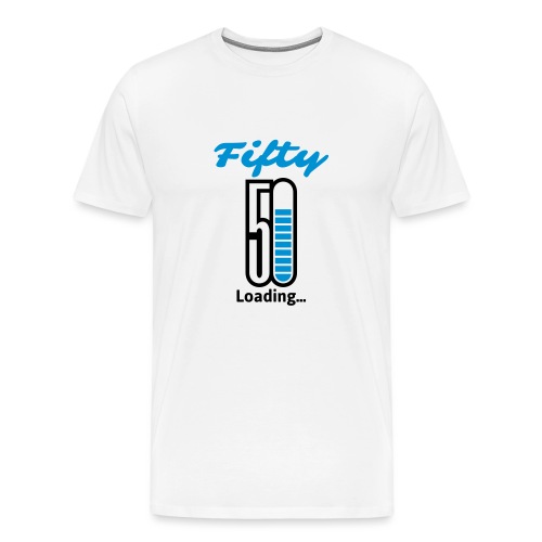 Fifty Loading... - Männer Premium T-Shirt