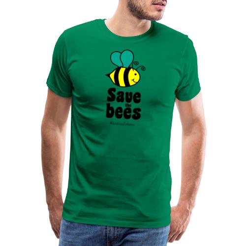 Bierne9-1 redder bierne | Beskyt bierne blomster - Herre premium T-shirt