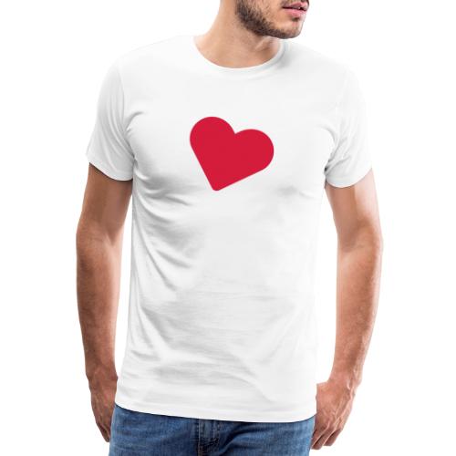 Deck of Cards heart - Men's Premium T-Shirt