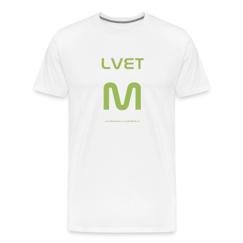 LVET M vert olive - T-shirt Premium Homme