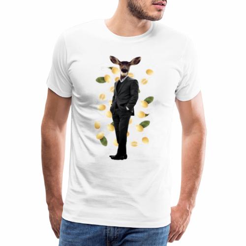 Sharp elk and lemons - Men's Premium T-Shirt