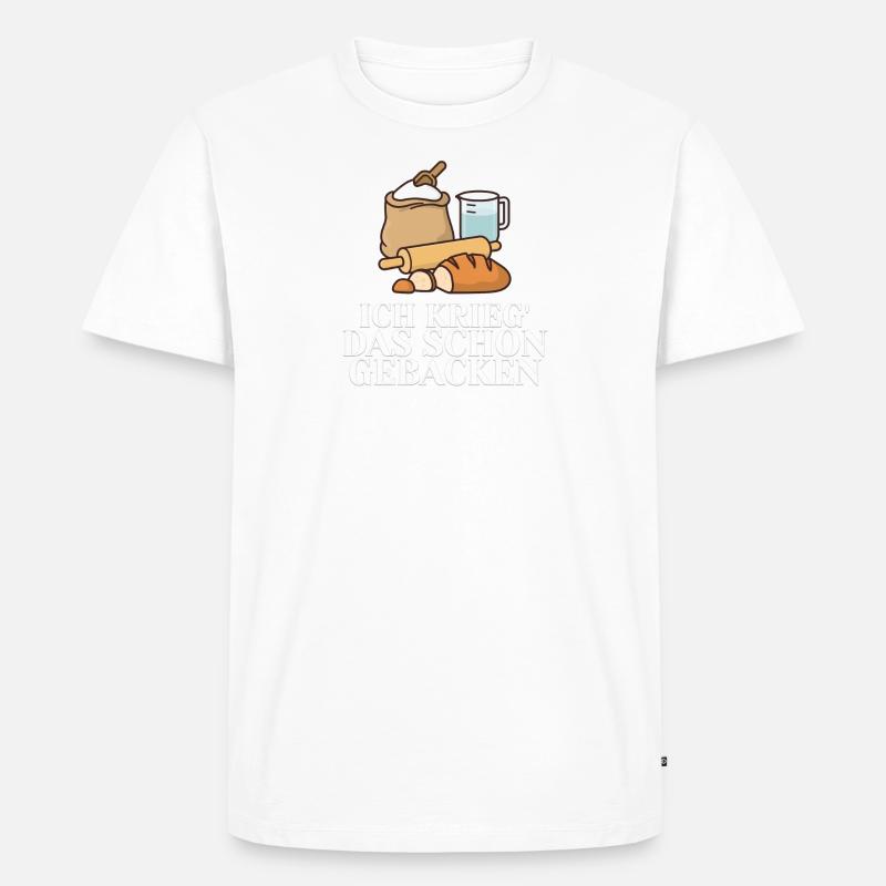 Ich krieg das schon gebacken! - Männer Premium Bio T-Shirt - undefined