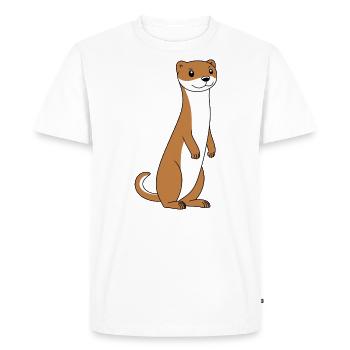 Humour petite fouine - T-shirt Premium bio Homme - blanc - Devant - Nico (187cm)