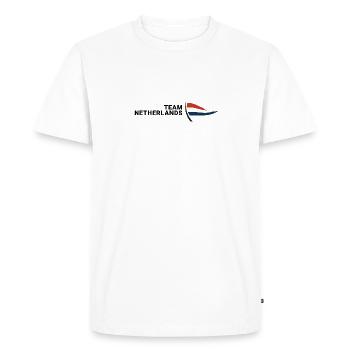 Équipe Nederlands - T-shirt Premium bio Homme - blanc - Devant - Nico (187cm)