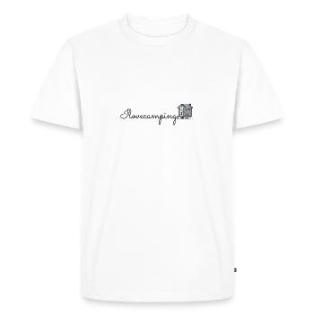 I Love Camping Tinyhaus - Männer Premium Bio T-Shirt - Weiß - Vorne - Nico (187cm)