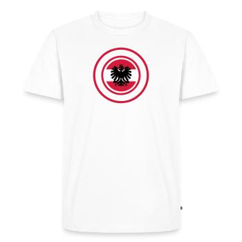 Austria Emblem (stars) 02 - Men's Premium Organic T-Shirt - white - Front - Nico (187cm)