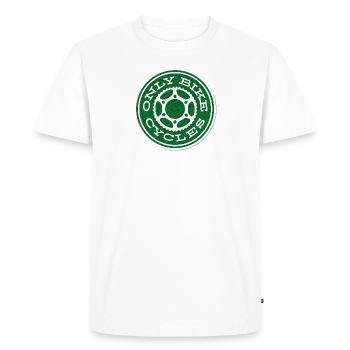 Only bicycles are allowed - Men's Premium Organic T-Shirt - white - Front - Nico (187cm)