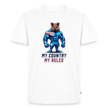 Héros de Quokka Australia - T-shirt Premium bio Homme - blanc - Devant - Nico (187cm)