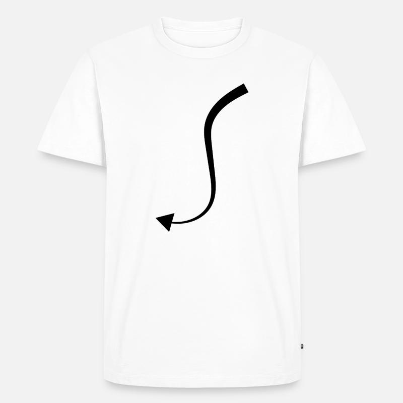 Devil Tail - Men's Premium Organic T-Shirt - white