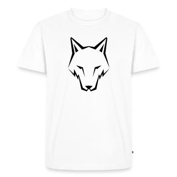 Wolf - T-shirt Premium bio Homme - blanc - Devant - Nico (187cm)