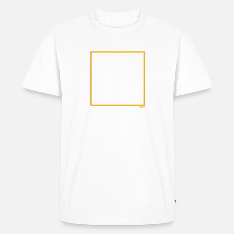 Think outside the Box - Männer Premium Bio T-Shirt - Weiß