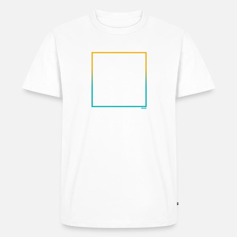 Think outside the Box - Männer Premium Bio T-Shirt - Weiß