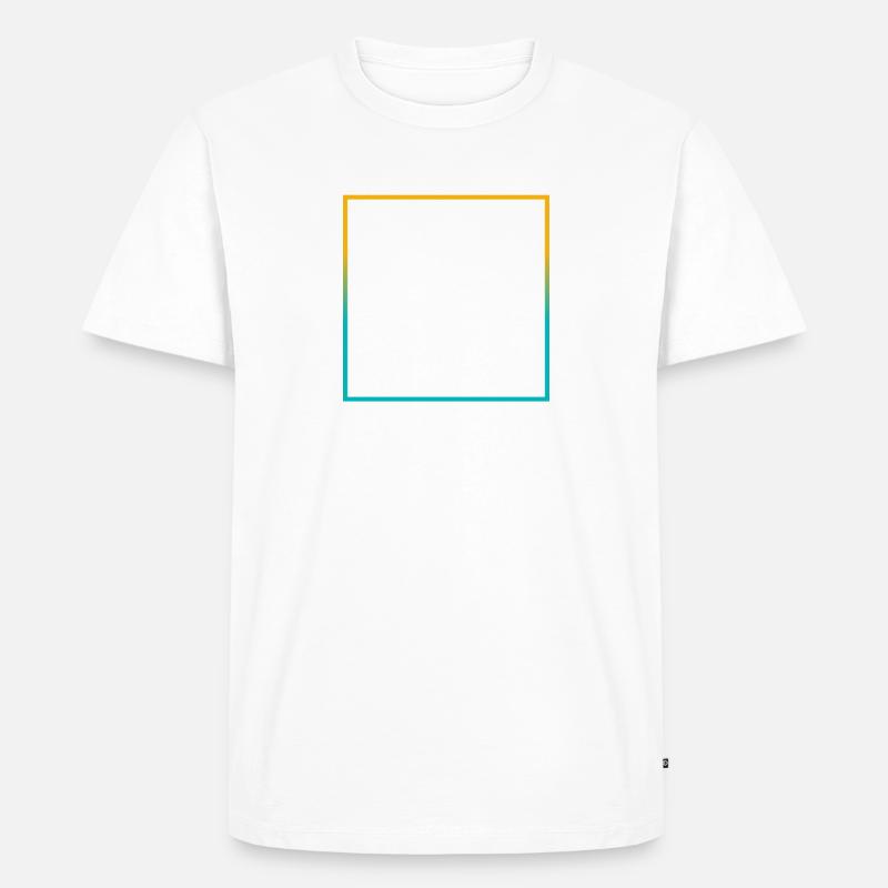 Think outside the Box - Männer Premium Bio T-Shirt - Weiß