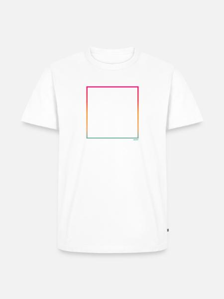Think outside the Box - Männer Premium Bio T-Shirt - Weiß