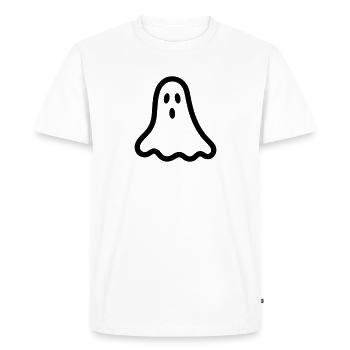 Fantôme - T-shirt Premium bio Homme - blanc - Devant - Nico (187cm)