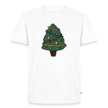 Sapin - T-shirt Premium bio Homme - blanc - Devant - Nico (187cm)