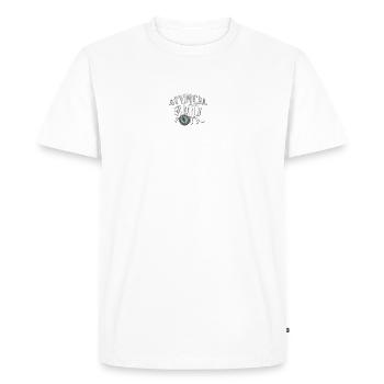 A.F.T Hameçon - T-shirt Premium bio Homme - blanc - Devant - Nico (187cm)